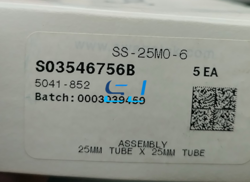 BRAND NEW SWAGELOK SS-25M0-6 TUBE FITTING SS-25M0-6