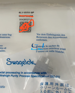 BRAND NEW SWAGELOK 6LV-8MW-9P TUBE FITTING 6LV-8MW-9P