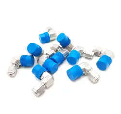 LOT OF 10 SWAGELOK SS-200-2-4 STAINLESS STEEL MALE ELBOW TUBE FITTING 1/8