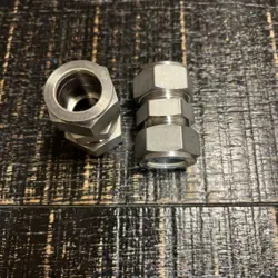 2- SWAGELOK STAINLESS STEEL UNION FITTING,  1