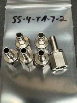SWAGELOK SS-4-TA-7-2, TUBE ADAPTER, 1/4