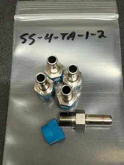 SWAGELOK SS-4-TA-1-2, TUBE ADAPTER, 1/4