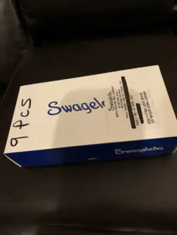 SWAGELOK SS-4-VCR-FLC NEW IN BOX 9 PCS 1/4 VCR FITTING LOCK CAP