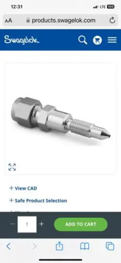 CALIBRATION FITTING PART
