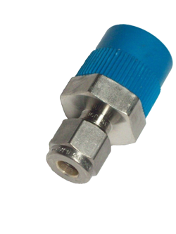 1 LOT OF 5 - SWAGELOK SS CONNECTOR, 1/4