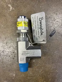SWAGELOK SS-4R3A5, PROPORTIONAL RELIEF VALVE, 1/4