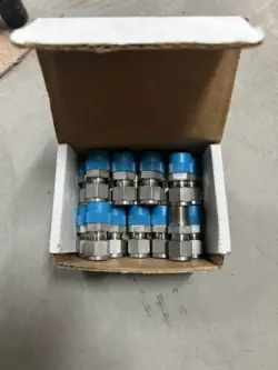 (16) SWAGELOK SS-600-1-6 STAINLESS STEEL FITTING 3/8”
