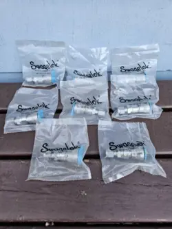 8 NEW SWAGELOK SS-QC4-B-400   1/4