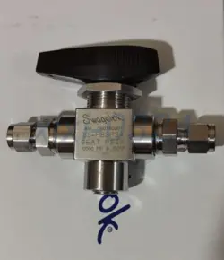 1PCS NEW  SWAGELOK  SS-H83PS4  TRUNNION BALL VALVE  DHL SHIPPING
