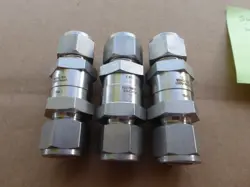3-  SWAGELOK STAINLESS STEEL POPPET 6000 PSI CHECK VALVE, 1/2