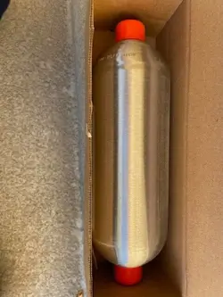 SWAGELOK 304L-HDF8-1000 DOUBLE-ENDED DOT SAMPLE CYLINDER 1800 PSI