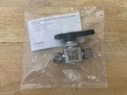 SWAGELOK SS-43GS4 STAINLESS STEEL 1/4” BALL VALVE