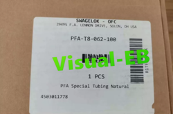 SWAGELOK PFA-T8-062-100 BRAND NEW TEFLON TUBING PFA-T8-062-100