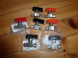 SWAGELOK SS-43GVS6 BALL VALVE, 3/8