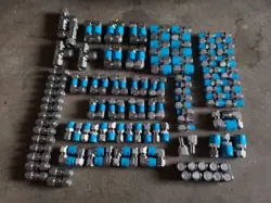 SWAGELOK STAINLESS STEEL COMPRESSION FITTING LOT 316SS SS 130 PIECE LOT