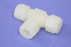 NYLON SWAGELOK TUBE FITTING, UNION TEE, 1/2 IN. TUBE OD NY-810-3