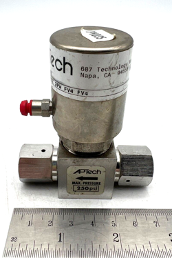 APTECH PNEUMATIC AIR VALVE AP3550SZ SWAGELOK 2PW FV4 FV4 250PSI SS AP TECH USA