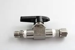 LOT OF 2 SWAGELOK WHITEY SS-43F4 STAINLESS STEEL BALL VALVE