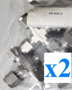 X2 NEW SWAGELOK