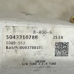 COMPRESSION UNION FITTING