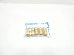 PACK OF 5 SWAGELOK B-1010-6 BRASS PIPE UNION 5/8IN TUBE