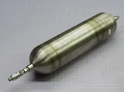 SWAGELOK 304L-HDF4-2250 DOUBLE-ENDED DOT-COMPLIANT SAMPLE CYLINDER T252747