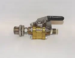 SWAGELOK B-62TF4RT-JL BRASS L32890001 BALL VALVE