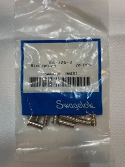 SWAGELOK SS-405-3 STAINLESS STEEL TUBING INSERT 1/4 IN OD X 3/16 IN ID BAG 20