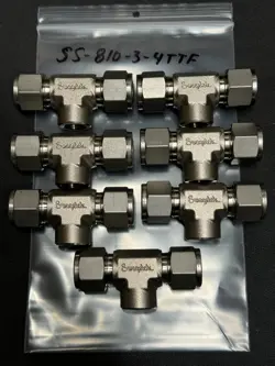 SWAGELOK SS-810-3-4TTF, BRANCH TEE, 1/2