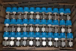 (QTY. 33) SWAGELOK STAINLESS STEEL TUBING UNIONS. 3/8