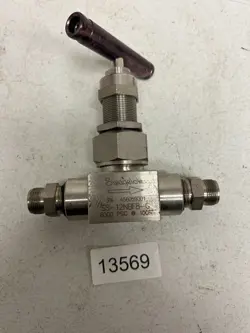 SWAGELOK SS-12NBF8-G STAINLESS STEEL NEEDLE VALVE