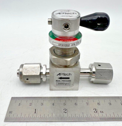 APTECH MANUAL SHUT OFF VALVE AP3625SZ 2PW FV4 MV4 316L SS SWAGELOK VCR SEAL USA