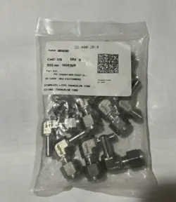 LOT OF 9 NEW  SWAGELOK SS-400-2R-4 STAINLESS STEEL SWAGELOK TUBE FITTING FNSP