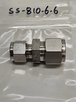 (1) SWAGELOK SS-810-6-6 STAINLESS STEEL FITTING, REDUCING UNION, 1/2