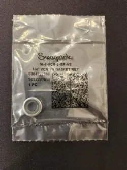 20 PACK - SWAGELOK NI-4-VCR-2-GR-VS NICKEL VCR FACE SEAL FITTING 1/4 IN. GASKET