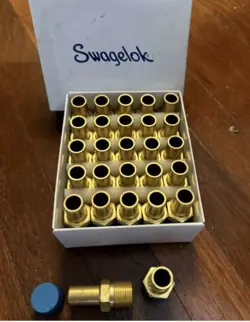 $300 FOR LOT - NEW SWAGELOK B-10-TA-1-8 TUBE FITTING MALE 5/8