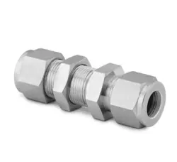 SWAGELOK SS-400-61 STAINLESS TUBE FITTING, BULKHEAD UNION, 1/4