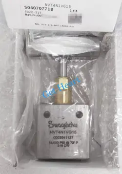 1PC SWAGELOK NVT4N1VG15 STOP VALVE  FEDEX OR DHL OR UPS
