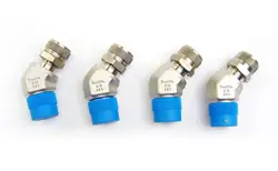 LOT OF 4 SWAGELOK SS-600-5-6 STAINLESS STEEL MALE ELBOW TUBE FITTINGS