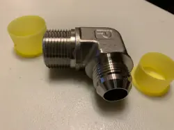 (2 PK) 6-8 CTX-SS  PARKER MALE ELBOW TRIPLELOK SWAGELOK FITTINGS '