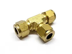 SWAGELOK B-10M0-3 BRASS TUBE FITTING UNION TEE 10MM