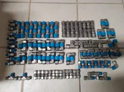 SWAGELOK STAINLESS STEEL COMPRESSION FITTING LOT 316SS 122 PIECE LOT