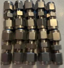 CRAWFORD SWAGELOK 316 STAINLESS STEEL REDUCING UNION FITTING 10 PCS