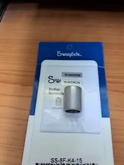 SWAGELOK SS-8F-K4-15   15 MICRON FILTER ELEMENT  SEVERAL AVAILIABLE