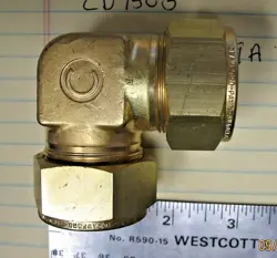 BRASS UNION ELBOW