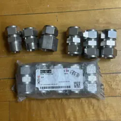 3/4 TUBE 316SS UNION FITTING S-LOK (SWAGELOK REF SS-1210-6) LOT OF 11 FITTINGS
