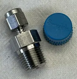 (1) SWAGELOK SS-100-1-2BT 1/16