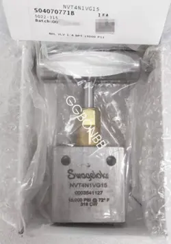1PC SWAGELOK NVT4N1VG15 STOP VALVE  FEDEX OR DHL