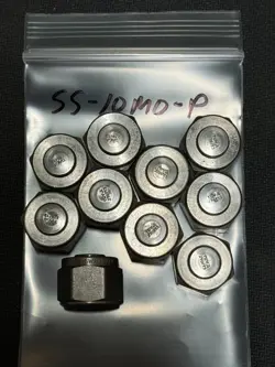 SWAGELOK SS-10M0-P, METRIC TUBING PLUG, LOT OF 10
