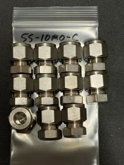 SWAGELOK SS-10M0-C, METRIC TUBING CAP, LOT OF 11